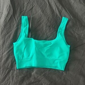 Women's Green Sports Bra